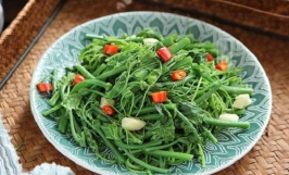 Đặc sản Tam Đảo ngọn su su - món ăn dân dã gây thương nhớ 