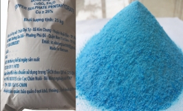 Thuốc bảo vệ thực vật Đồng Sunfat CuSO4.5H2O - thành phần, công dụng, cách sử dụng