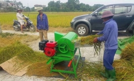 Giá máy tuốt lúa mini trên thị trường - Nguyên lý hoạt động và cách sử dụng máy tuốt lúa mini