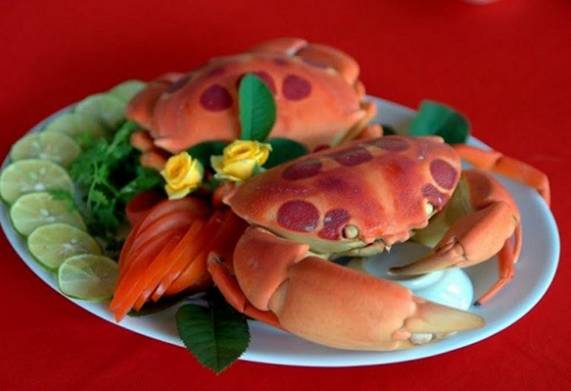 Đặc sản Phú Quý cua mặt trăng - món ăn ngon từ biển