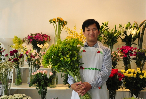 Câu chuyện làm giàu từ kinh doanh hoa tươi và giấc mơ lớn của chàng Kỹ sư công nghệ thông tin