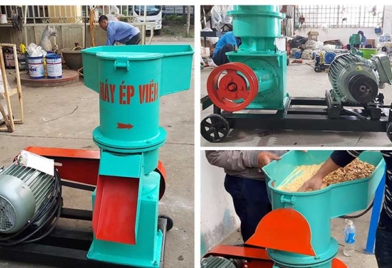 Máy làm cám viên cho gia cầm (gà , vịt, ngan,...)