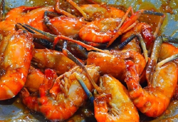 Món ngon với tôm càng xanh